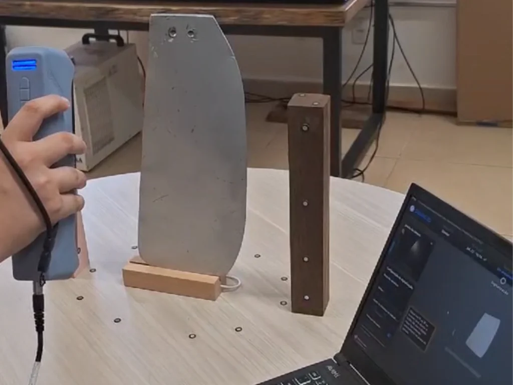 Parceria entre laboratórios para escaneamento 3D